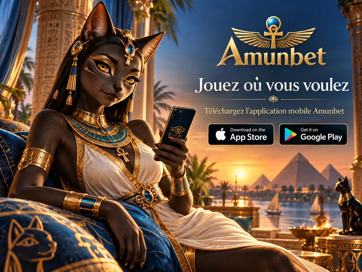 Amunbet : jouez où vous voulez, téléchargez l'application mobile