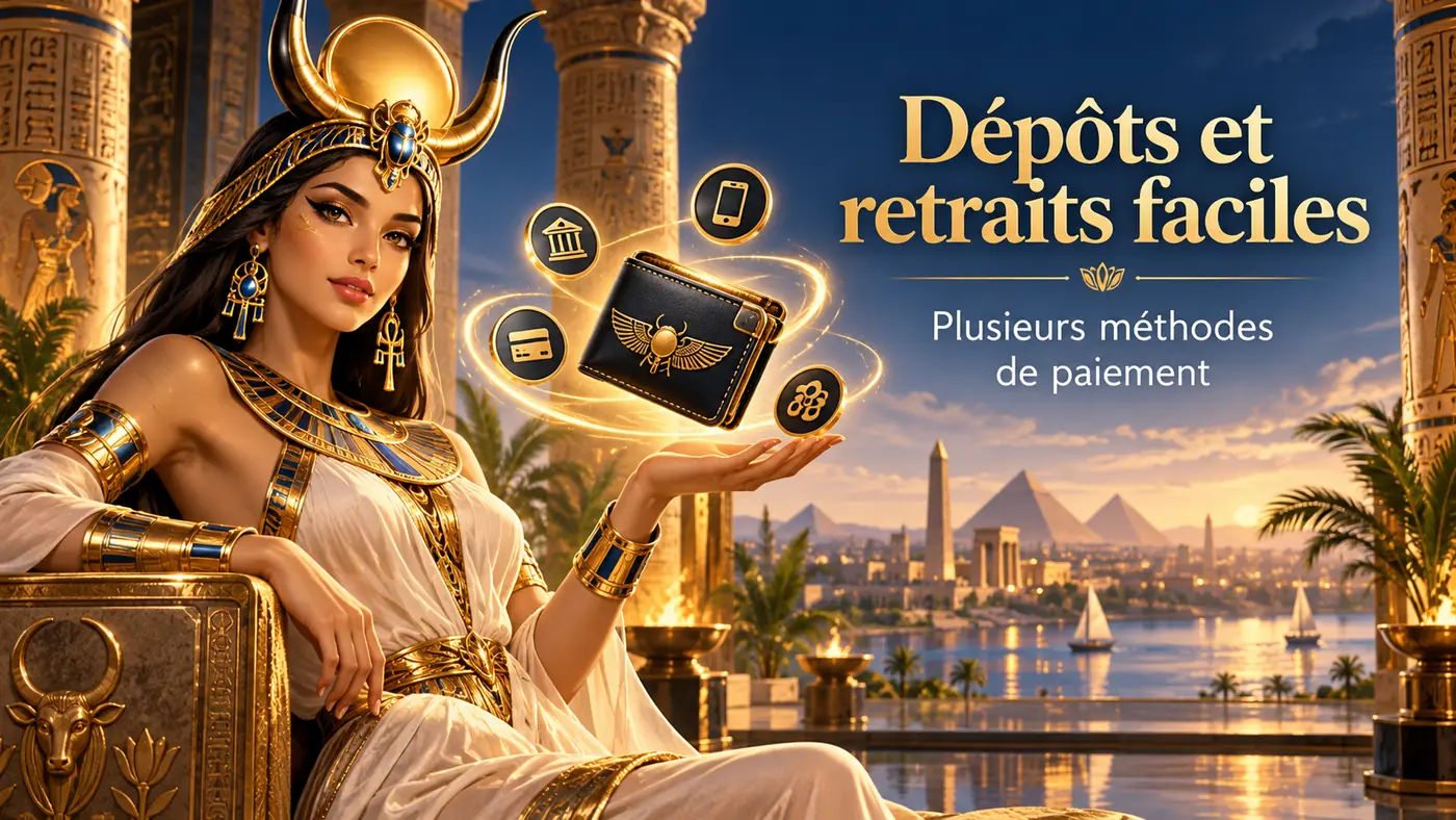 Dépôts et retraits faciles, plusieurs méthodes de paiement